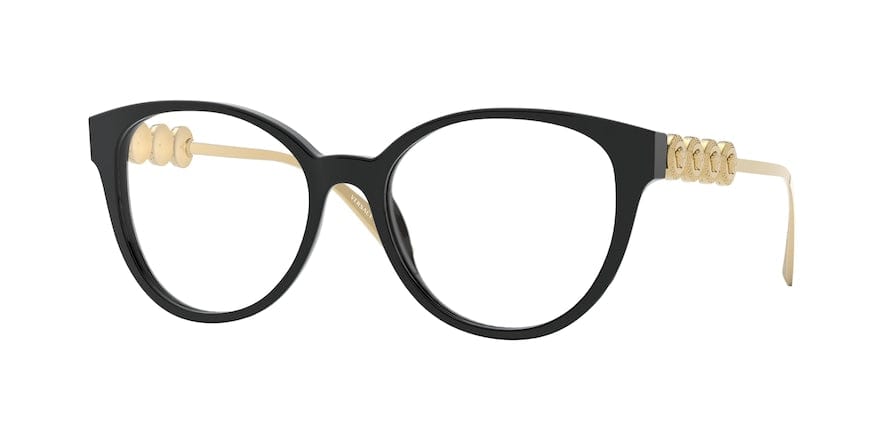 Versace VE3278 Phantos Eyeglasses  GB1-BLACK 51-17-135 - Color Map black