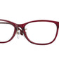 Versace VE3297D Phantos Eyeglasses  388-Transparent Red 55-140-16 - Color Map Red