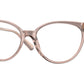 Versace VE3298B Phantos Eyeglasses  5339-Transparent Pink 55-140-17 - Color Map Pink