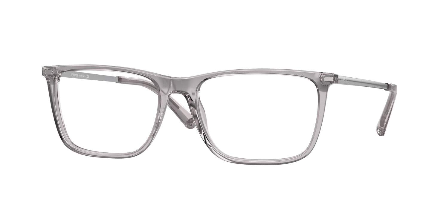 Versace VE3301 Pillow Eyeglasses  593-Transparent Grey 56-145-17 - Color Map Grey