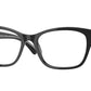 Versace VE3306F Cat Eye Eyeglasses  GB1-BLACK 54-17-140 - Color Map black