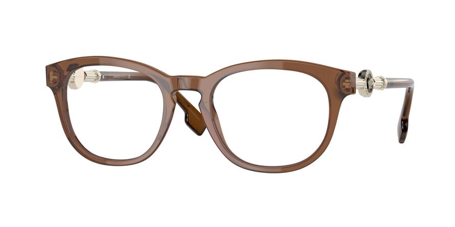 Versace VE3310F Phantos Eyeglasses  5028-TRANSPARENT BROWN 52-20-140 - Color Map brown