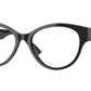 Versace VE3313F Round Eyeglasses  GB1-BLACK 54-17-145 - Color Map black