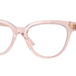 Versace VE3315 Cat Eye Eyeglasses  5339-Transparent Pink 54-145-18 - Color Map Pink