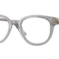 Versace VE3317F Pillow Eyeglasses  593-TRANSPARENT GREY 51-20-145 - Color Map grey