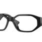Versace VE3320U Irregular Eyeglasses  GB1-Black 56-145-16 - Color Map Black