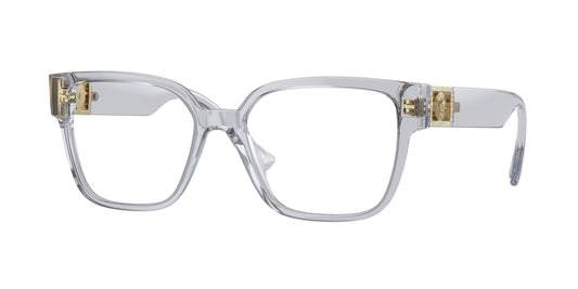 Versace VE3329B Square Eyeglasses  5305-Transparent Grey 54-145-17 - Color Map Grey