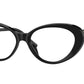 Versace VE3331U Cat Eye Eyeglasses  GB1-Black 55-140-16 - Color Map Black