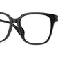 Versace VE3332D Square Eyeglasses  GB1-Black 55-145-17 - Color Map Black