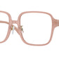 Versace VE3333D Square Eyeglasses  5394-Opal Pink 56-145-18 - Color Map Pink