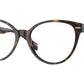Versace VE3334 Cat Eye Eyeglasses  108-Havana 55-140-17 - Color Map Tortoise