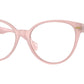 Versace VE3334 Cat Eye Eyeglasses  5402-Opal Pink 55-140-17 - Color Map Pink