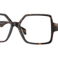 Versace VE3337 Square Eyeglasses  108-Havana 55-140-15 - Color Map Tortoise