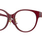 Versace VE3351D Phantos Eyeglasses  5430-Transparent Bordeaux 53-140-17 - Color Map Red