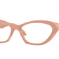 Versace VE3356 Cat Eye Eyeglasses  5468-Beige Camel 55-140-16 - Color Map Beige