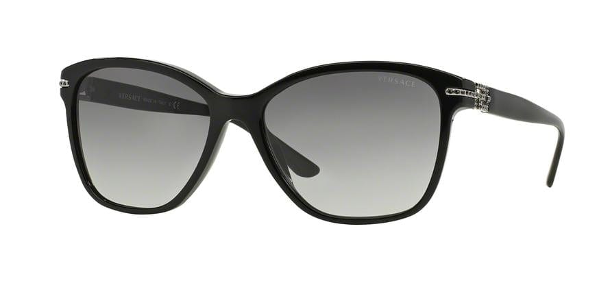 Versace VE4290B Square Sunglasses  GB1/11-BLACK 57-16-140 - Color Map black