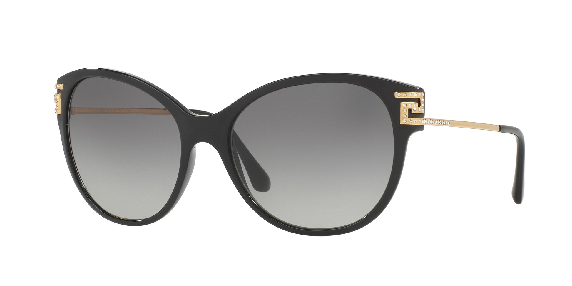 Versace VE4316B Cat Eye Sunglasses  GB1/11-Black 57-140-17 - Color Map Black