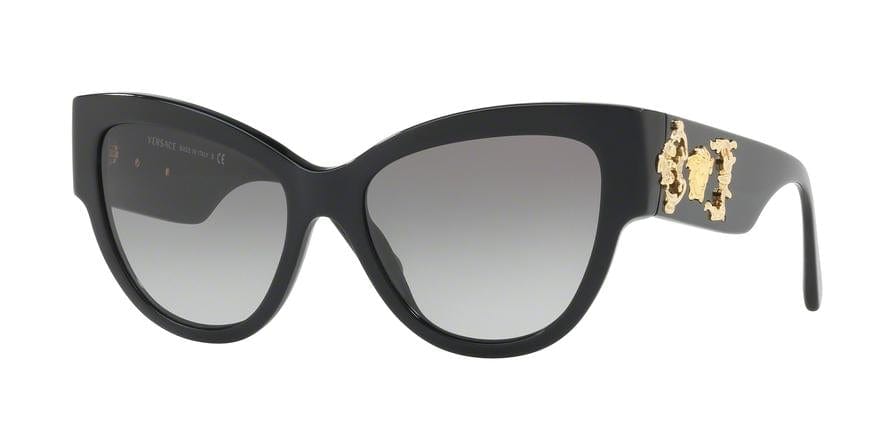 Versace VE4322 Cat Eye Sunglasses  GB1/11-BLACK 55-17-140 - Color Map black