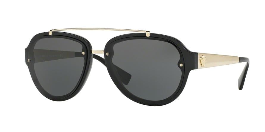 Versace VE4327 Pilot Sunglasses  GB1/87-BLACK 57-16-140 - Color Map black