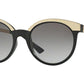 Versace VE4330 Round Sunglasses  GB1/11-BLACK 53-20-140 - Color Map black