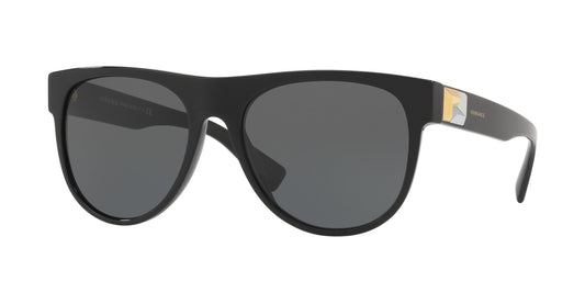 Versace VE4346 Pilot Sunglasses  GB1/87-Black 57-140-18 - Color Map Black