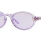 Versace VE4352 Oval Sunglasses  52771A-TRANSPARENT LILAC 54-19-140 - Color Map violet