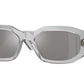 Versace VE4361 Irregular Sunglasses  311/6G-Transparent Grey 53-140-18 - Color Map Grey