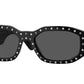 Versace VE4361 Irregular Sunglasses  539887-Black 53-140-18 - Color Map Black