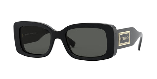 Versace VE4377 Pillow Sunglasses  GB1/87-Black 52-140-19 - Color Map Black
