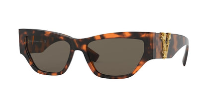 Versace VE4383 Cat Eye Sunglasses  944/3-HAVANA 56-15-140 - Color Map havana