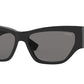 Versace VE4383 Cat Eye Sunglasses  GB1/81-BLACK 56-15-140 - Color Map black