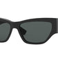 Versace VE4383 Cat Eye Sunglasses  GB1/87-BLACK 56-15-140 - Color Map black