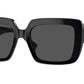 Versace VE4384B Square Sunglasses  GB1/87-Black 54-140-19 - Color Map Black