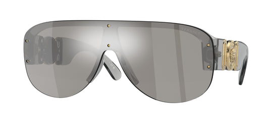 Versace VE4391 Irregular Sunglasses  311/6G-Transparent Grey 48-140-148 - Color Map Grey