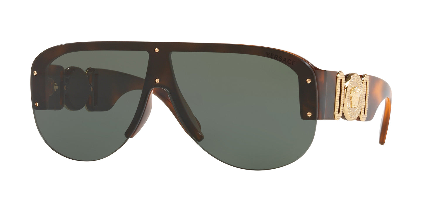 Versace VE4391 Irregular Sunglasses  531771-Havana 48-140-148 - Color Map Tortoise
