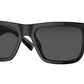 Versace VE4406 Rectangle Sunglasses  511487-Black 56-140-19 - Color Map Black