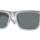 Versace VE4406 Rectangle Sunglasses  530580-Transparent Grey 56-140-19 - Color Map Grey
