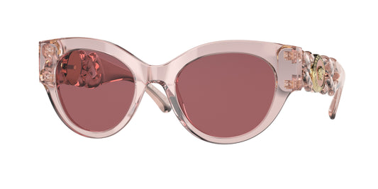 Versace VE4408 Phantos Sunglasses  533969-Transparent Pink 52-140-21 - Color Map Pink