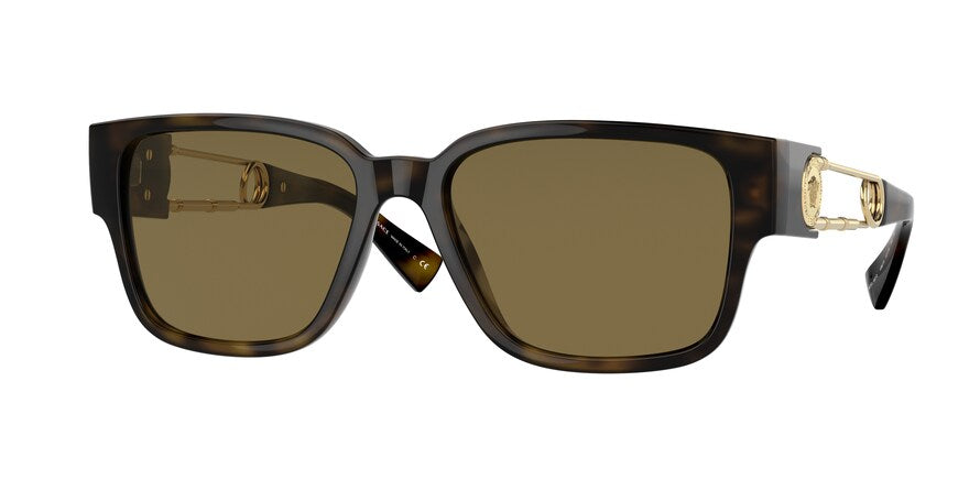 Versace VE4412 Rectangle Sunglasses  108/73-HAVANA 57-18-140 - Color Map havana