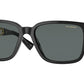 Versace VE4412 Rectangle Sunglasses  GB1/81-BLACK 57-18-140 - Color Map black