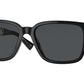 Versace VE4412 Rectangle Sunglasses  GB1/87-BLACK 57-18-140 - Color Map black