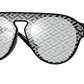 Versace VE4420 Phantos Sunglasses  GB1/AL-BLACK 44-144-145 - Color Map black