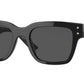 Versace VE4421F Rectangle Sunglasses  GB1/87-Black 52-145-20 - Color Map Black