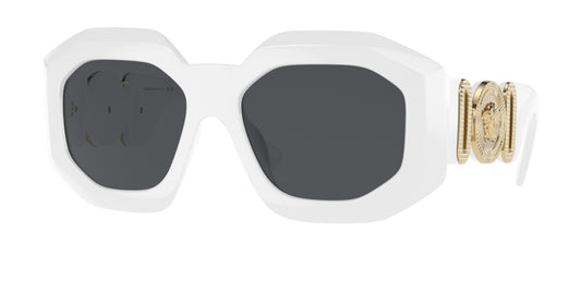 Versace VE4424U Irregular Sunglasses  314/87-White 56-145-18 - Color Map White