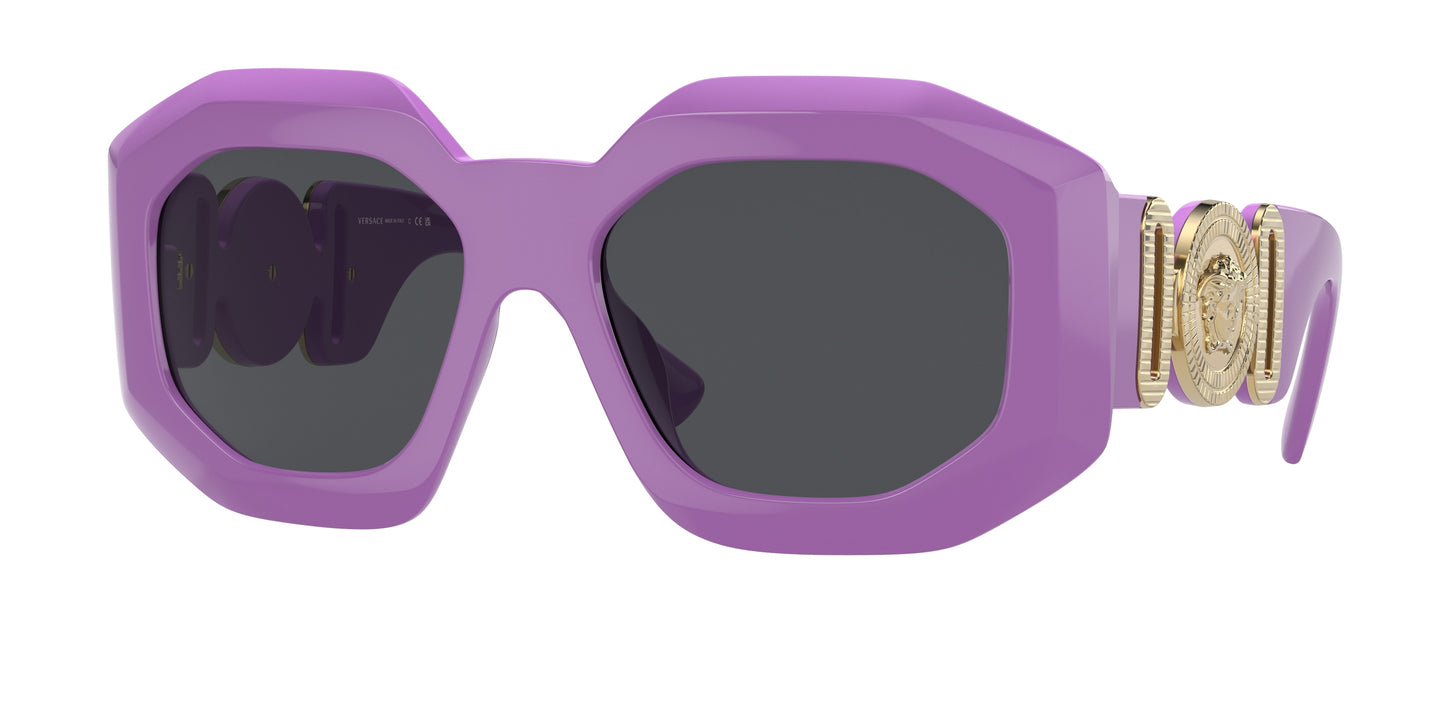 Versace VE4424U Irregular Sunglasses  536687-Violet 56-145-18 - Color Map Violet
