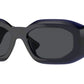 Versace VE4425U Irregular Sunglasses  512587-Transparent Blue 54-145-18 - Color Map Blue
