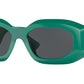 Versace VE4425U Irregular Sunglasses  536487-Green 54-145-18 - Color Map Green