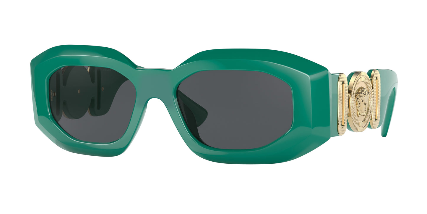 Versace VE4425U Irregular Sunglasses  536487-Green 54-145-18 - Color Map Green