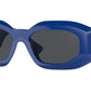 Versace VE4425U Irregular Sunglasses  536887-Blue 54-145-18 - Color Map Blue