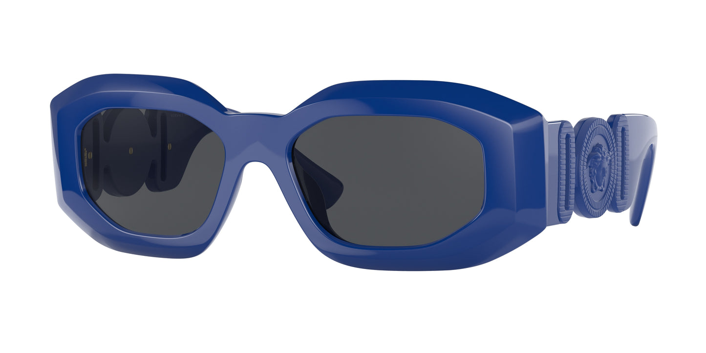 Versace VE4425U Irregular Sunglasses  536887-Blue 54-145-18 - Color Map Blue